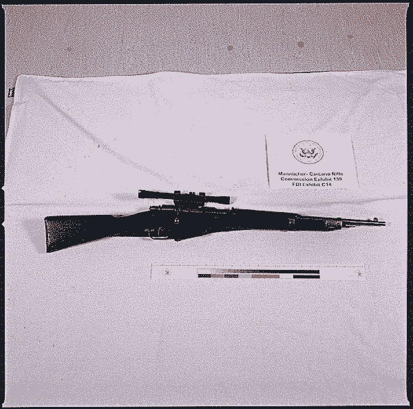 Mannlicher-Carcano Rifle owned by Lee Harvey Oswald and allegedly used to assassinate President John F. Kennedy