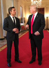 abc news, david muir, president trump, white house, masonic, freemasons, freemason, freemasonry 