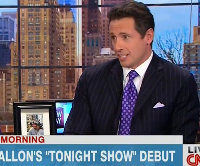 Chris Cuomo, CNN New Day, Purple Checked Tie, masonic, freemasons, Freemasonry