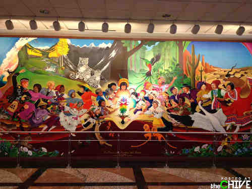 Garden of Eden, Denver Airport, Murals, New World Order, Freemasonry, Freemasons