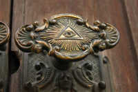 all seeing eye, door knockers, masonic temples, freemasons, Freemasonry