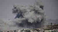 Smoke rises after an Israeli strike on Gaza City, freemasons, freemasonry