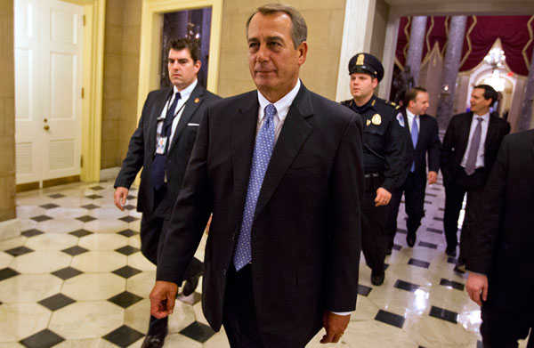House Speaker John Boehner of Ohio