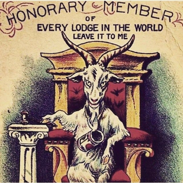 Masonic Goat Lodge Master, Freemasonry, Freemasons, Masonic Lodge