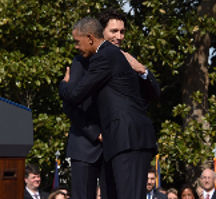 Justin Trudeau, Barack Obama, Masonic Embrace, Freemasonry, Freemasonry, Masonic Lodge
