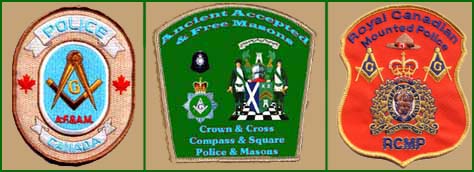 R.C.M.P. Masonic Patch