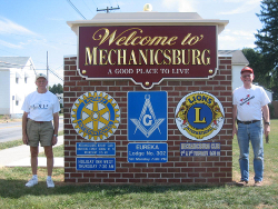 Rotary, Masons, Lions, Service Clubs Sign, Freemasonry, Freemasons, Freemason, Masonic, Secret Society