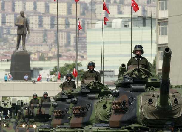 Turkish army tanks