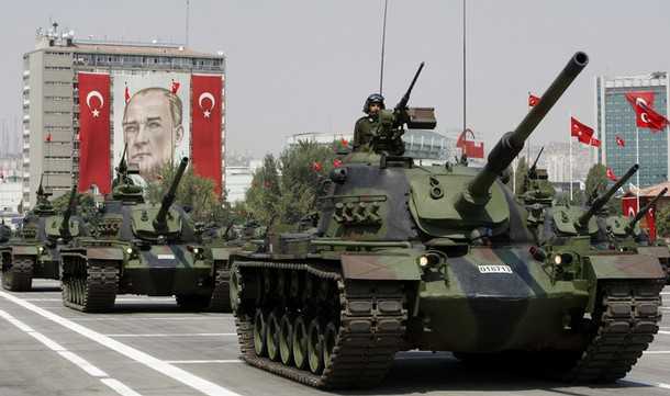Turkish army tanks